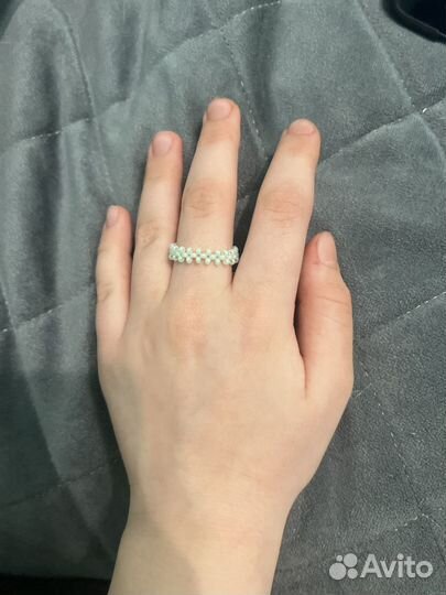 Кольцо из бисера