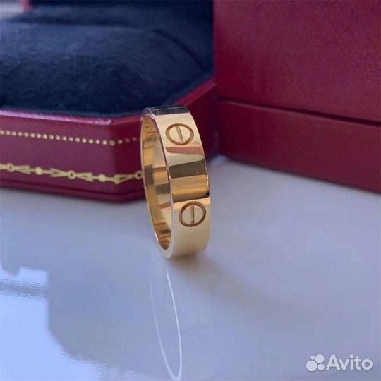 Кольцо Cartier Love из розового золота