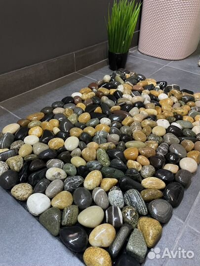 Ортопедический массажный коврик из морской гальки