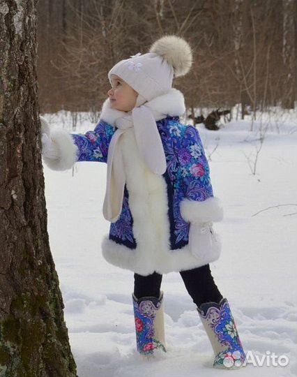 Полушубок на девочку