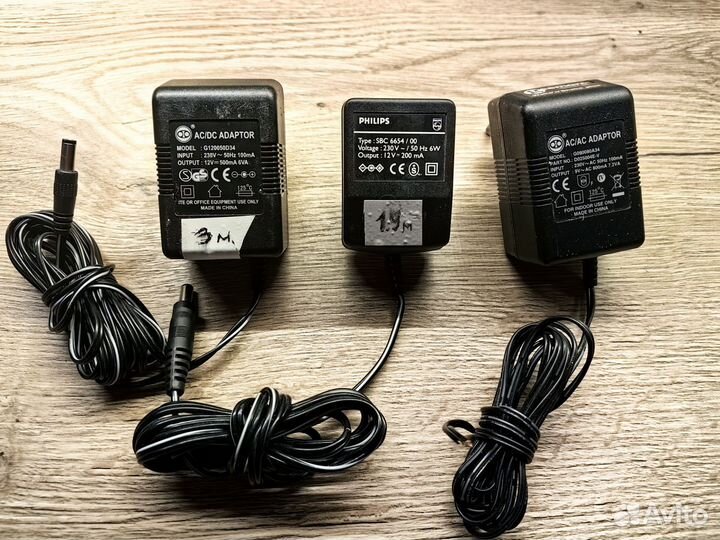 Разные адаптеры AC/DC