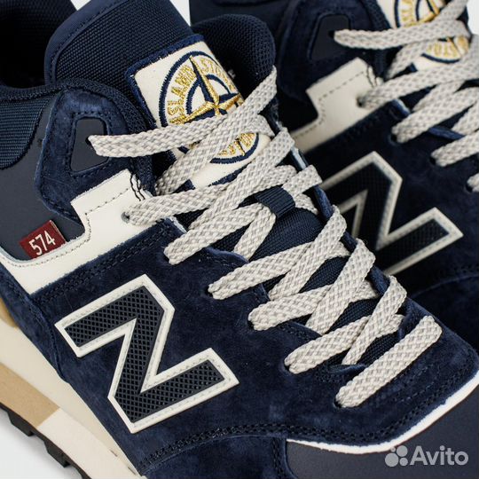 Кроссовки New Balance 574 Mid Blue / White