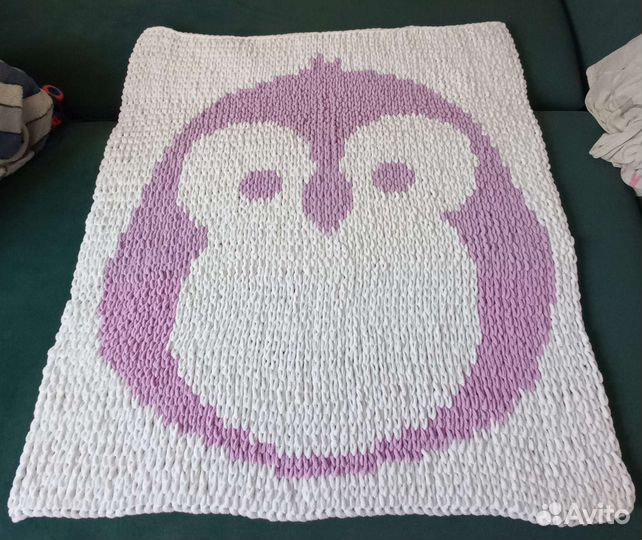 Плед детский из ализе пуффи