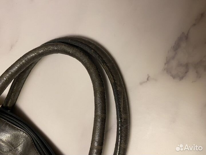 Сумка женская натуральная кожа италия бу