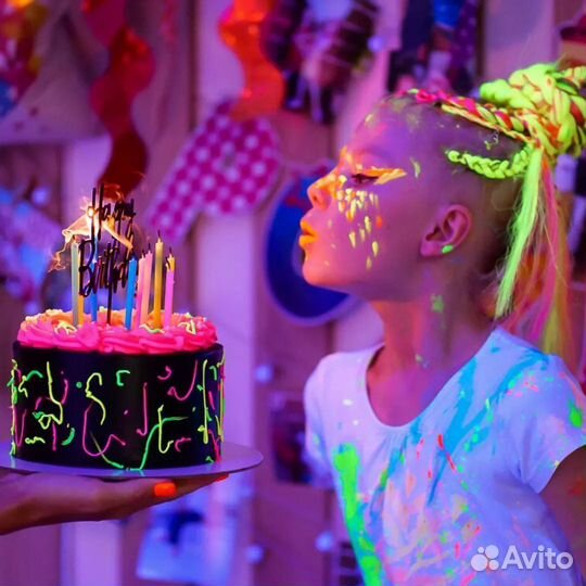 Неоновая вечеринка на день рождения