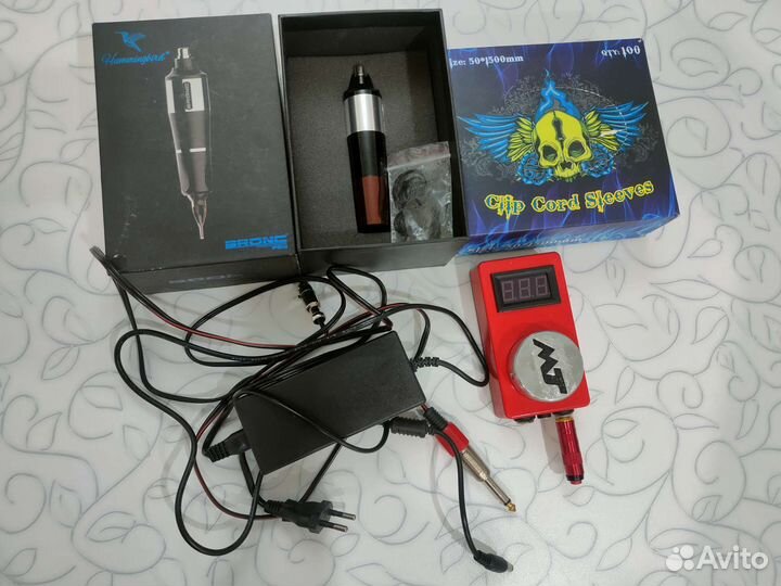 Тату машинка с блоком