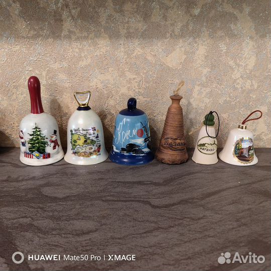 Колокольчики сувенирные коллекция
