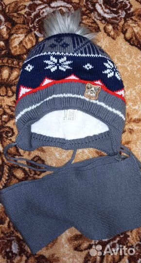 Шапка, штаны, носки, дождевик для мальчика