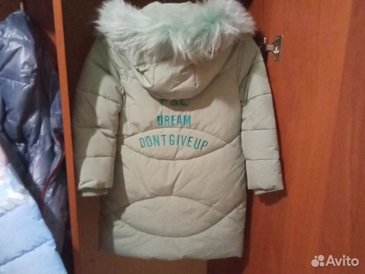 Куртка зимняя для девочки 122-128