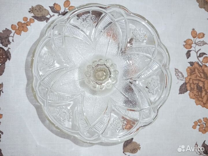 Ваза для фруктов на ножке СССР