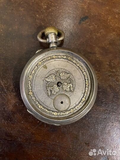 Часы карманные. серебро 800