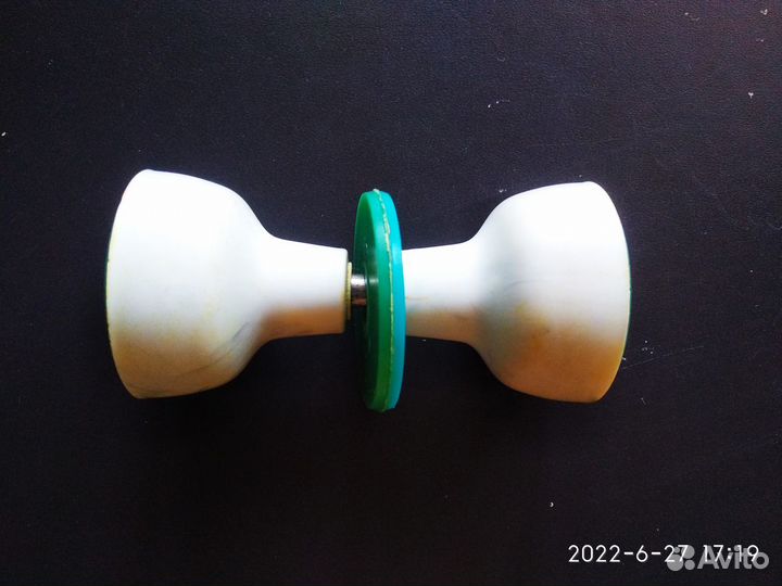 Ручка-кнопка дверная, двойная (ссср)