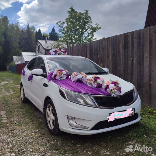 Свадебные украшения на машину №7