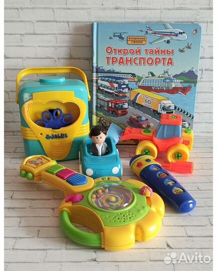 Игрушки для мальчика разные от 1 до 3 лет