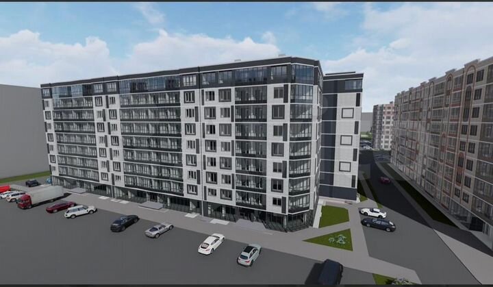 2-к. квартира, 53,4 м², 8/9 эт.