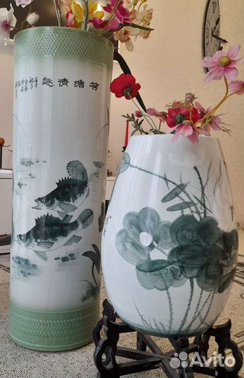 Вазы напольные керамические 