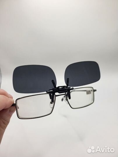 Накладка поляризационная на корригирующие очки