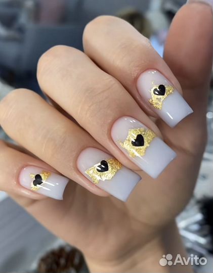 Маникюр наращивание ногтей