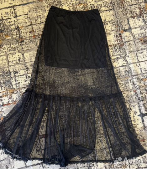 Юбка макси из сетки beefree