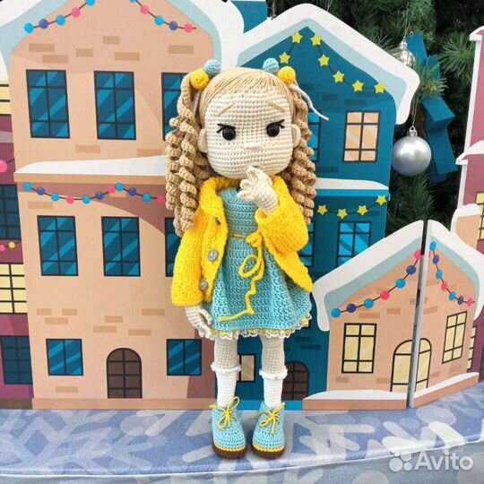 Вязаная кукла, кукла