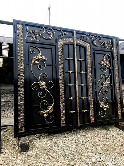 Ворота в Махачкале под ключ с доставкой и монтажем