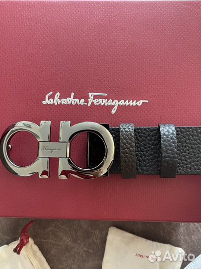 Мужской кожаный ремень Salvatore Ferragamo