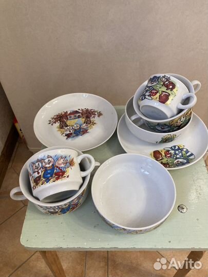 Набор новый детской посуды