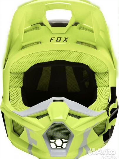 Шлем для мотокросса fox V1 Skew Helmet Neon