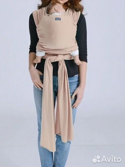 Слинг шарф трикотажный для новорожденного