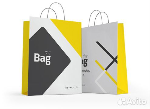 Пакеты печатные(офсетные) с логотипом бумажные