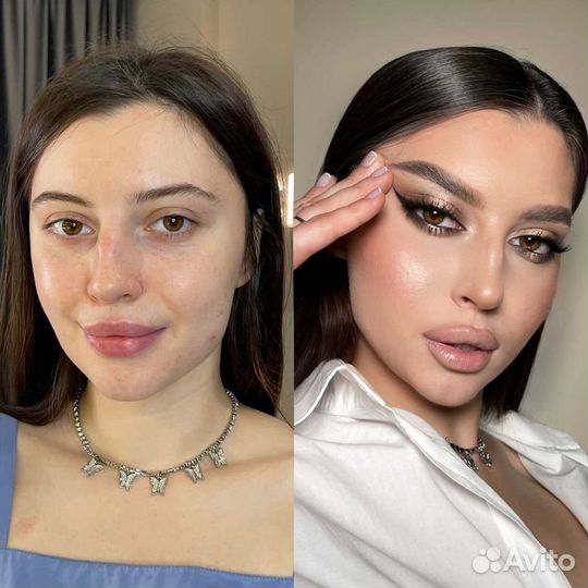 Макияж и прическа