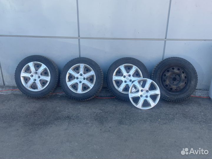 Колеса зимние на Hyundai solaris R15