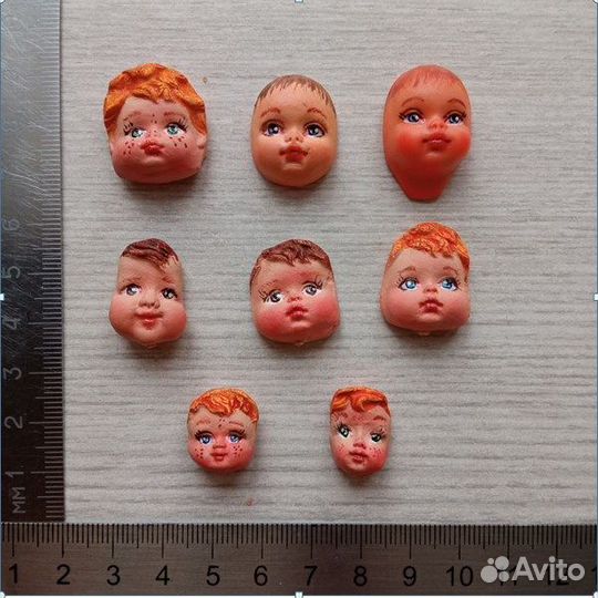 Личики для ватных игрушек