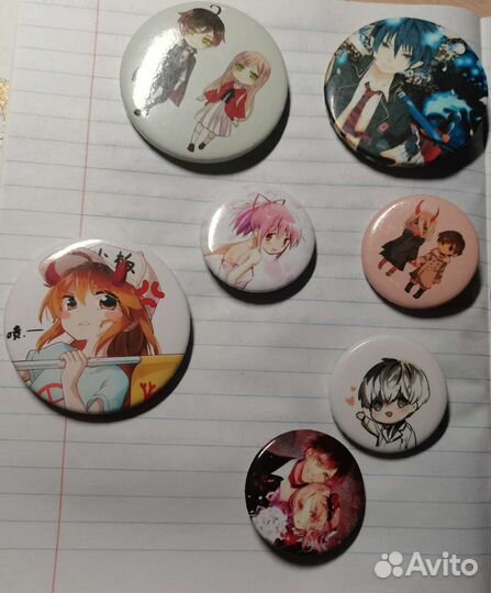 Аниме значки