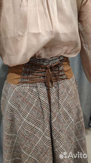 Юбка теплая макси