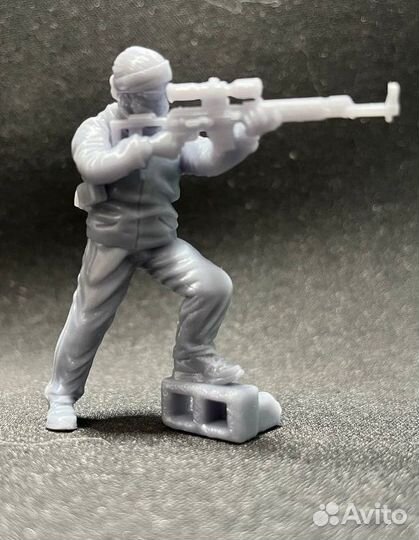 Миниатюра африканских солдат 1/35