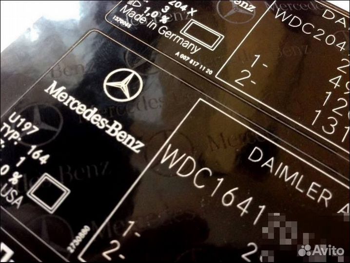 Изготовление VIN-наклеек, табличек и шильдов