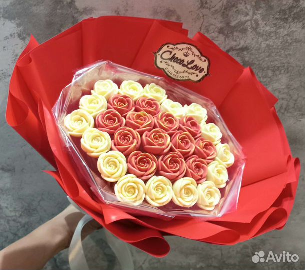 Подарок на День Учителя/ Шоколадные букеты цветов