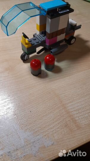 Лего машинка-вертолёт