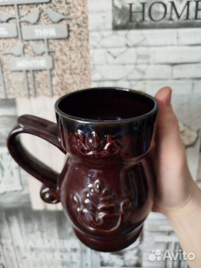 Глиняная кружка 0.5