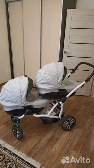 Коляска для двойни bebetto 42