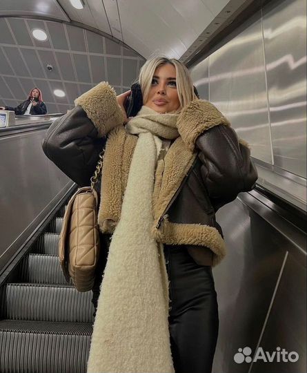 Дубленка zara