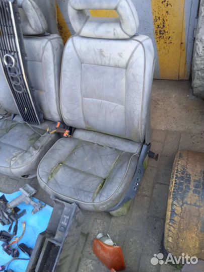 Сиденья салон кожа электро а 100