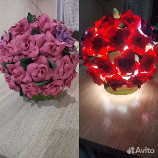 Светильник из изолона