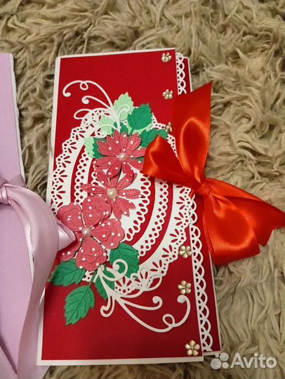 Конверт для денег ручной работы