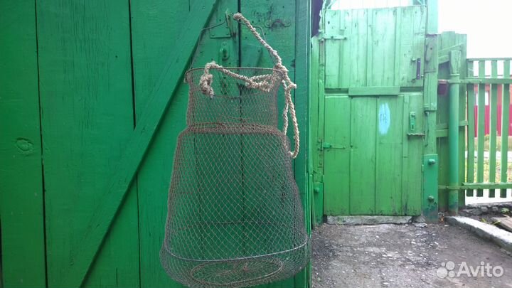 Садки рыболовные металлические