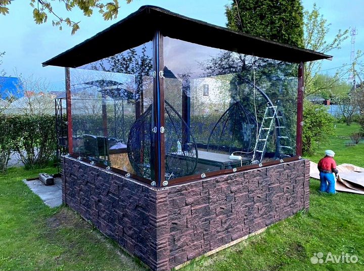 Мягкие окна для террас