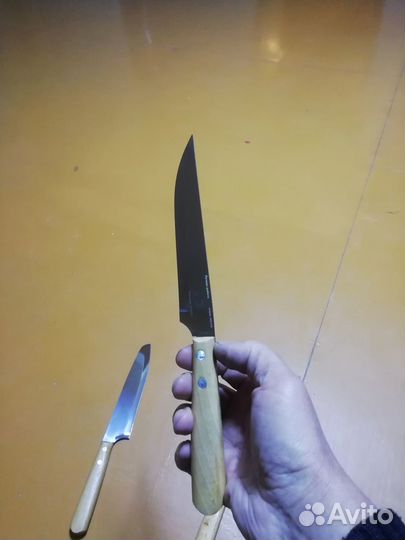 Русский нож шеф кухонный ручной работы