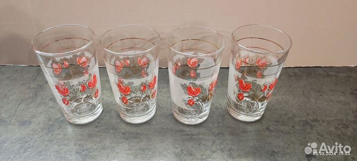 Рюмки и стаканы времён СССР