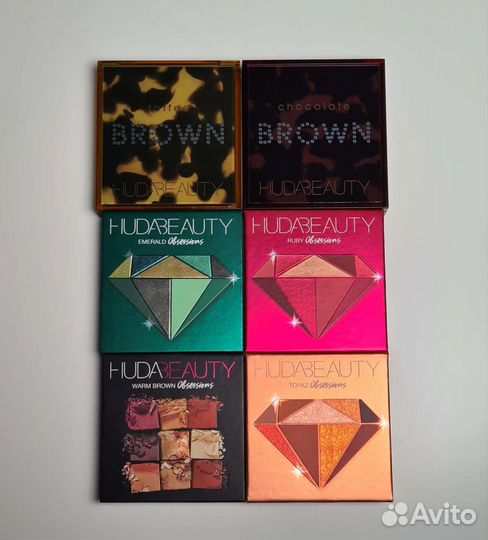 Палетки теней Huda Beauty Obsessions